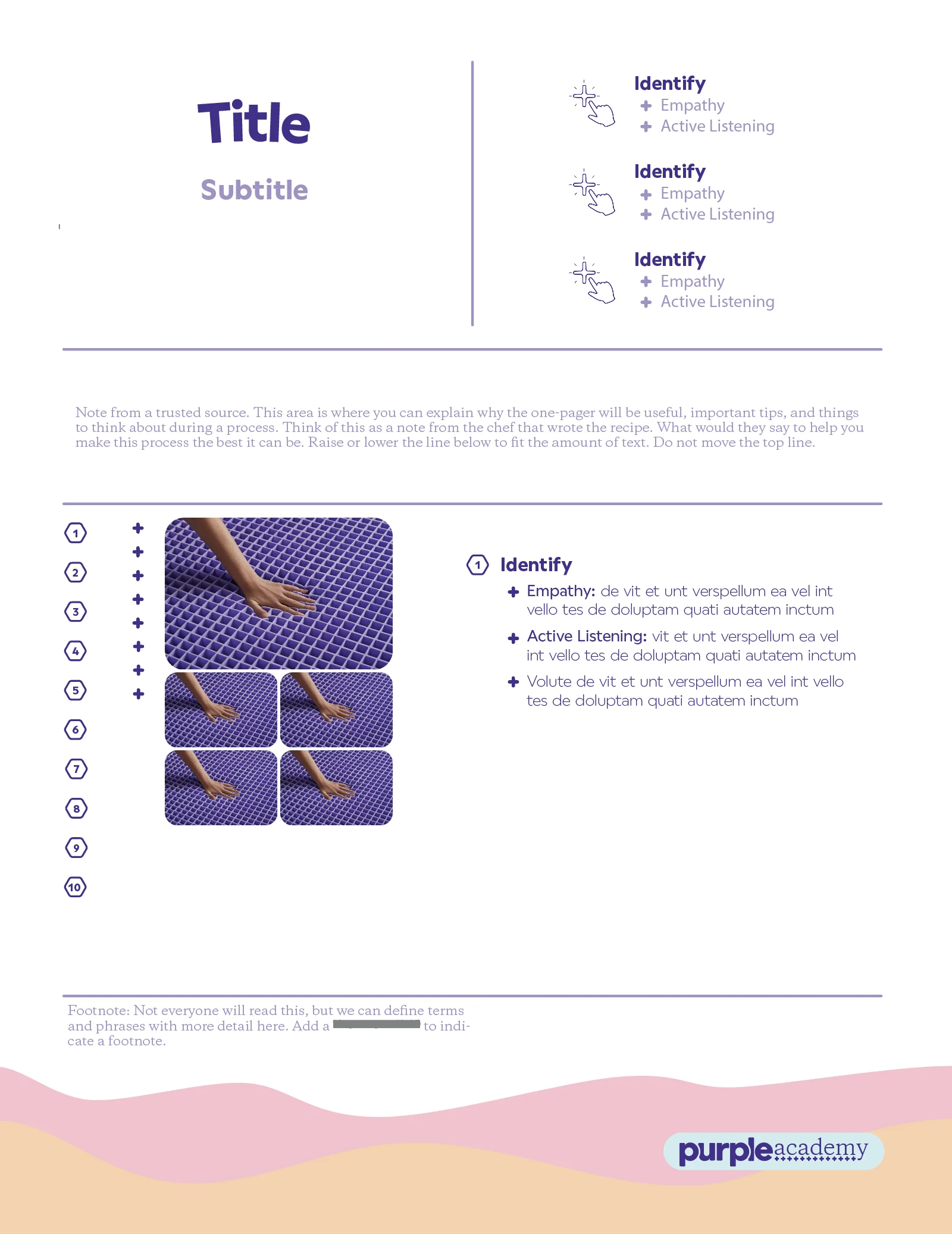 Retail Sales One-Pager Template